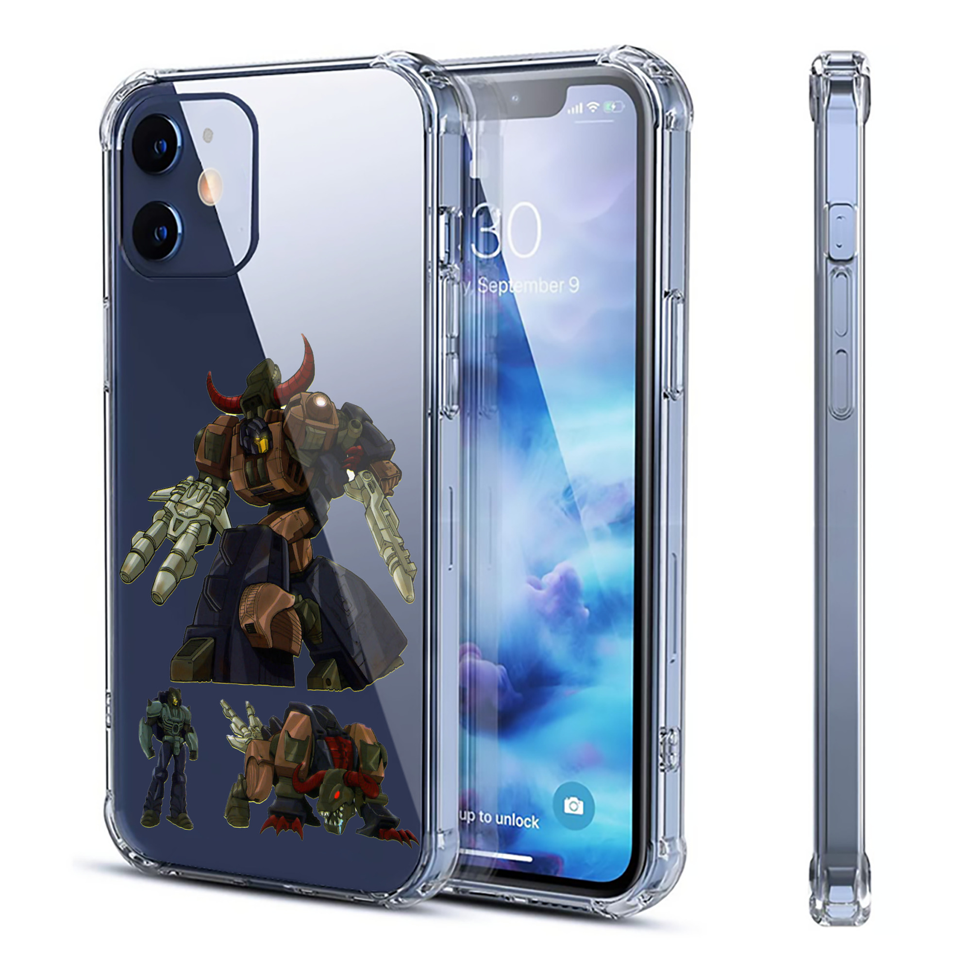 （画像用）  【iPhone 12シリーズ対応】透明スマホケース（クリアソフトケース）